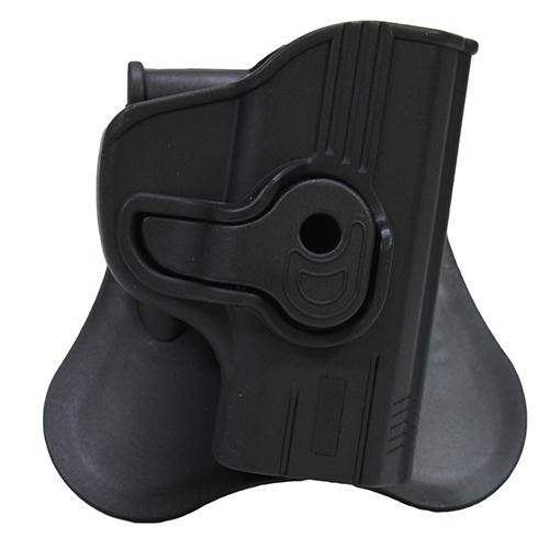Bulldog Cases Rapid Release Polymer Holster Ruger LC9, Black, Right Hand