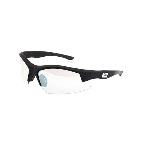 Smith & Wesson Accessories M&P Super Cobra Shooting Glasses Black Frame, Clear Mirrored Lens