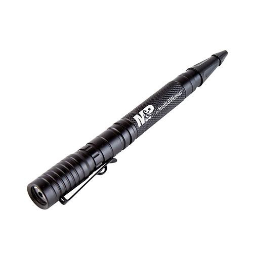 Smith & Wesson Accessories Delta Force Flashlight PL-10 Tactical Pen,  LED with 1 AAA Battery Aluminum Black