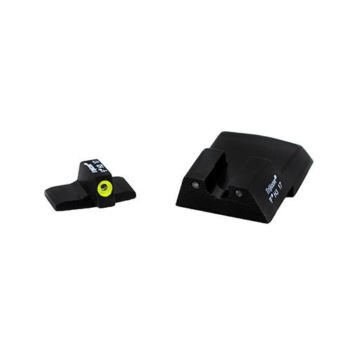 Trijicon HD XR Night Sight Set H&K .45C, .45C Tactical, P30, P30L, P30SK, and VP9, Yellow Front Outline Lamp