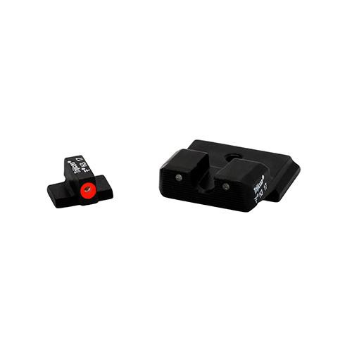 Trijicon HD XR Night Sight Set Smith & Wesson Shield .40, .45, and 9mm, Orange Front Outline Lamp