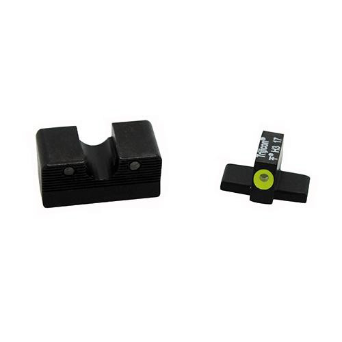 Trijicon HD XR Night Sight Set Sig Sauer Calibrated for 9mm and .357 Sig, Yellow Front Outline Lamp