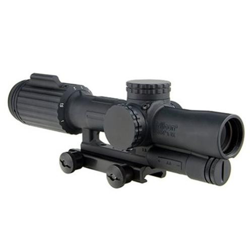 Trijicon VCOG 1-6x24mm Green Segmented Riflescope Circle/Crosshair MIL Government Reticle with Thumb Screw Mount, Black