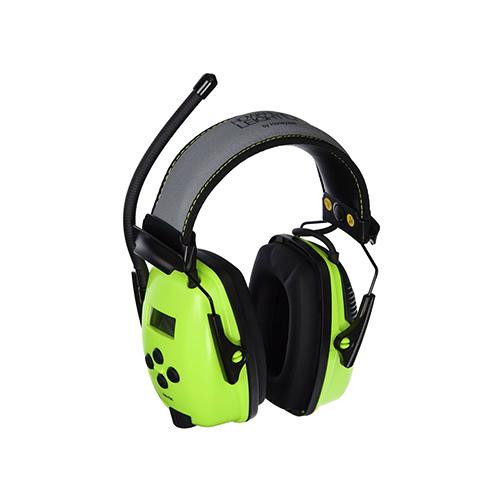 Howard Leight Sync Wireless Bluetooth Electronic Ear Muffs 25dB, Hi-Vis Green