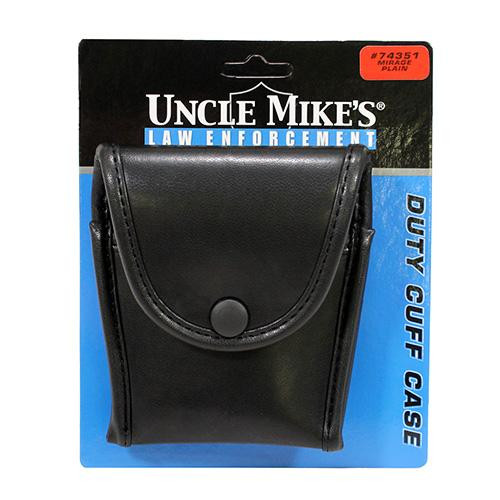 Uncle Mikes Hancuff Case Compact with Flap, Mirage Plain Black