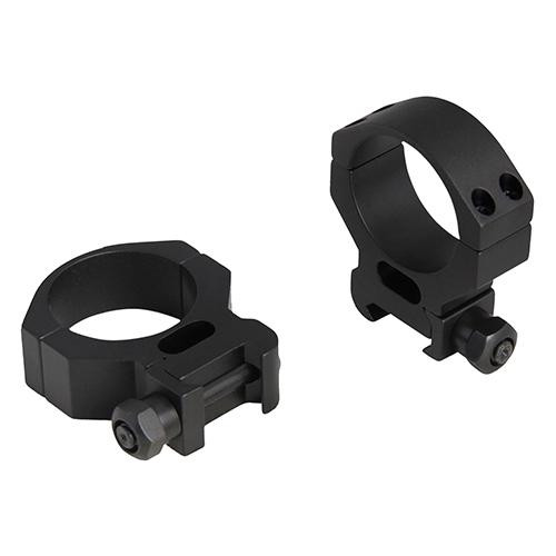 Tasco Tactical Picatinny-Style Ring 30mm, High, 4 Screw, Matte Black, Clam Package