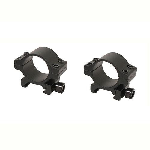 Tasco Aluminum Picatinny-Style Rings 1", Low, Matte Black, Clam Package