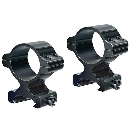 Tasco .22 Caliber Aluminum Rings Medium, Matte Black, Clam Package