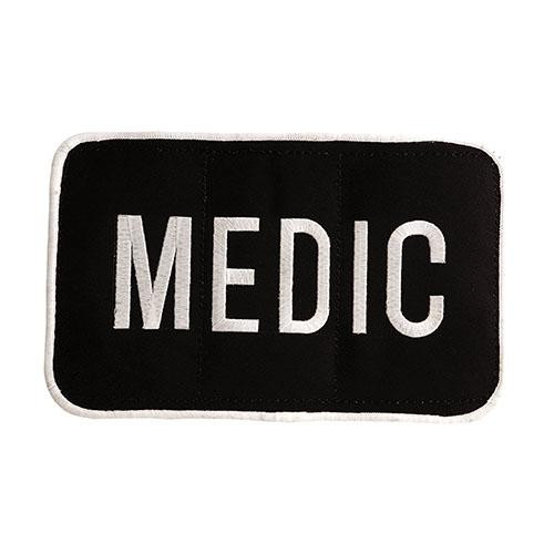 Uncle Mikes Organization Patches Mediuc, Black and White, 5"x8"
