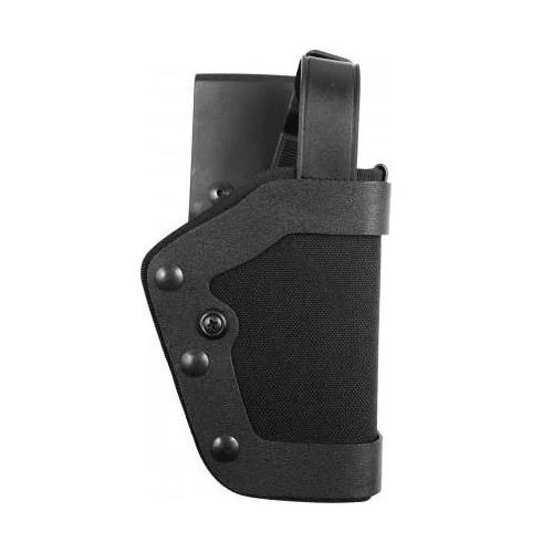 Uncle Mikes Pro 3 Holster Slim Line, Kodura Black. Size 18, Right Hand, Clam Package