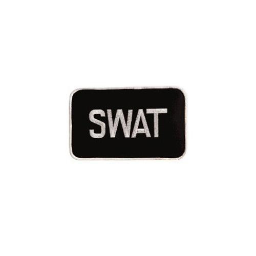 Uncle Mikes Organization Patches Swat, Black and White, 2 1/4"x 4 1/4"