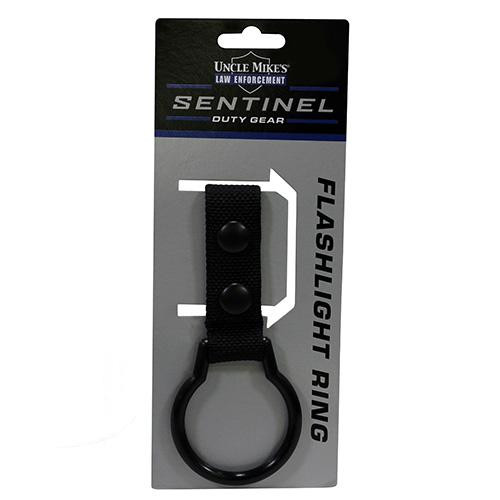 Uncle Mikes Sentinel Flashlight Holder, Black Web