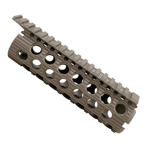 Troy Industries 7" Alpha Enhanced Drop-In BattleRail Flat Dark Earth