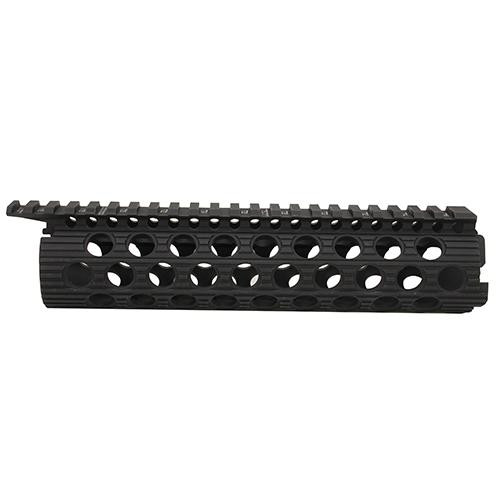Troy Industries 9" Alpha Enhanced Drop-In BattleRail Black