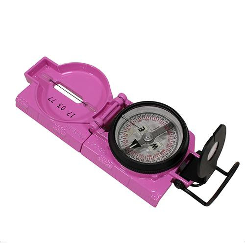 Cammenga Lensatic Compass Tritium, Breast Cancer, Pink