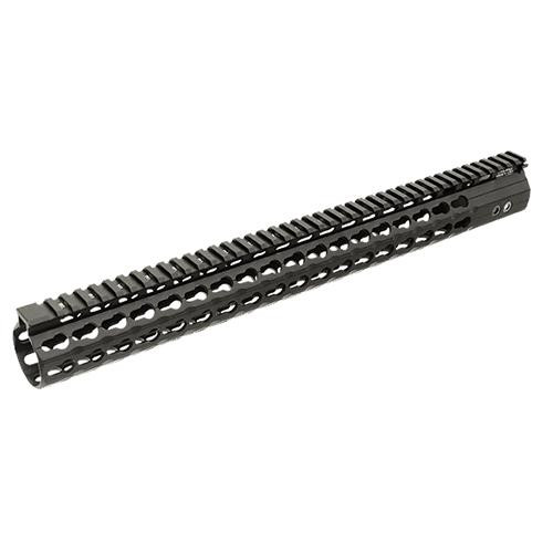 Leapers Inc. UTG Pro Keymod Compat Super Slim Free Float Rail 17", M&P 10, Black
