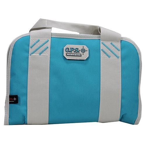 G Outdoors Double Pistol Case Robin Egg Blue