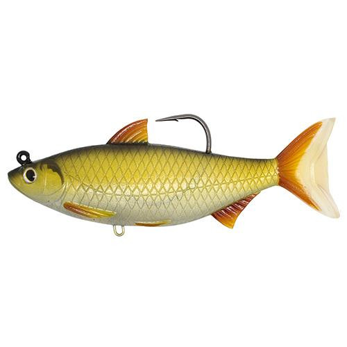 LiveTarget Lures Golden Shine Freshwater, 5 1/2", 9/0 Hook, Medium/Slow Sink, Gold/Black