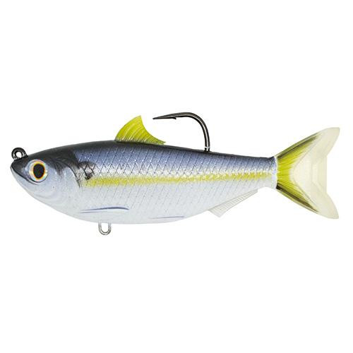 LiveTarget Lures Threadfin Shad Crankbait Freshwwater, 3 1/2", 4/0 Hook, Medium/Slow Sinking, Violet/Blue