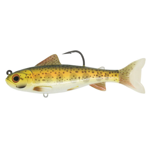 LiveTarget Lures Trout  (Parr) Freshwater, 5", 8/0 Hook, Medium/Slow Sinking, Gold/Olive