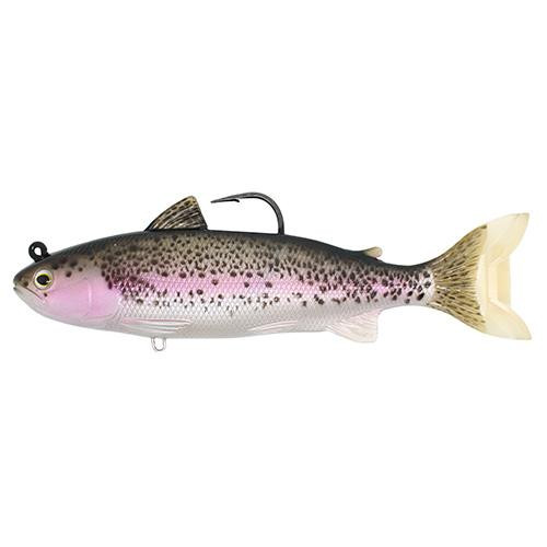LiveTarget Lures Trout  (Parr) Freshwater, 6 1/2", 890 Hook, Medium/Slow Sinking, Silver/Violet