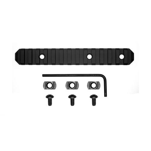 GrovTec US M-LOK Rails and Adaptors 6' Length, 15 Slots, Black