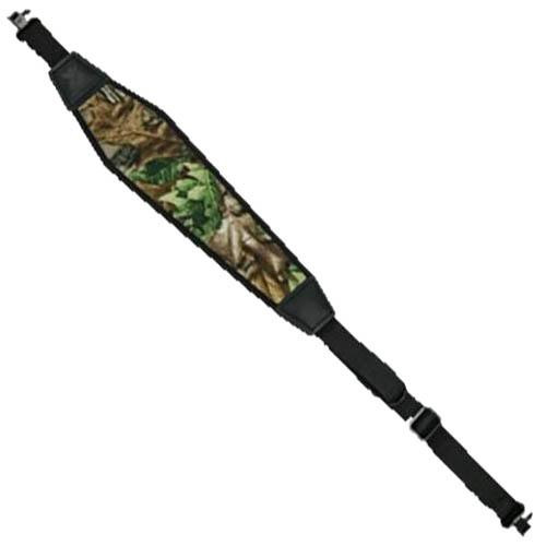 GrovTec US 48" Padded Nylon Rifle Sling with Swivels, Realtree Xtra Green