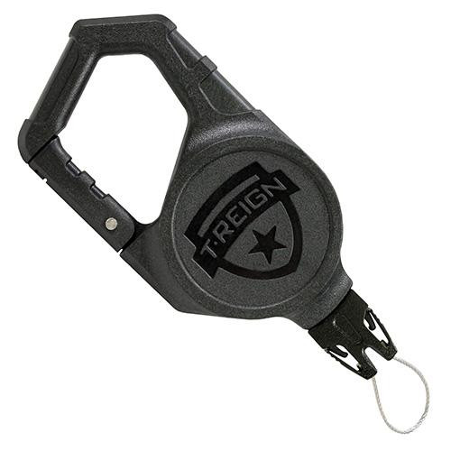 T-REIGN Outdoor Products Carabiner Super Duty, 36" Kevlar Cord, Black