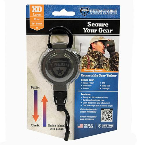 T-REIGN Outdoor Products Retractable Gear Tether Hunting Extreme Duty, 14 36"