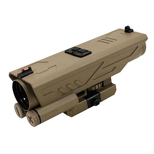 NcStar Delta 4x30mm Scope P4 Sniper Reticle, Green Lens