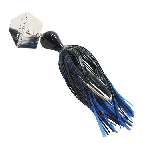 Z-man ChatterBait Original Lures 5/8 oz Weight, 5/0 Hook,  Blue/Black, Per 1