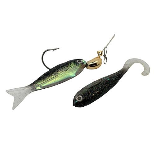 Z-man ChatterBait Flashback Mini Lures 3/16 oz Weight, Gold/Black, Per 1