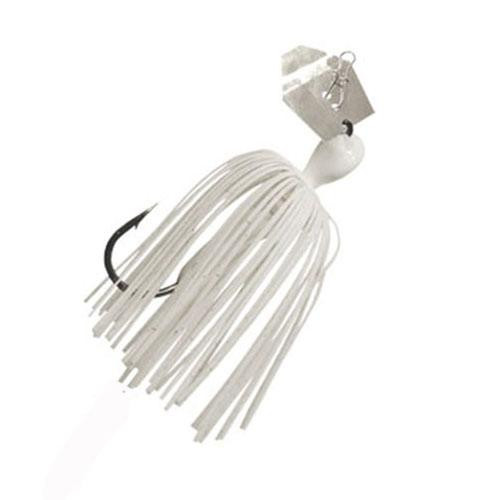 Z-man ChatterBait Micro Lures 3" Length, 1/8 oz Weight, White, Per 1