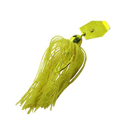 Z-man ChatterBait Micro Lures 3" Length, 1/8 oz Weight, Chartreuse, Per 1