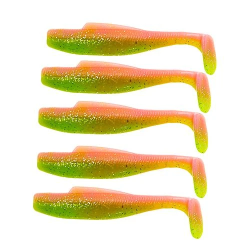 Z-man DieZel MinnowZ Lures 4" Length, Electric Chicken, Package of 5