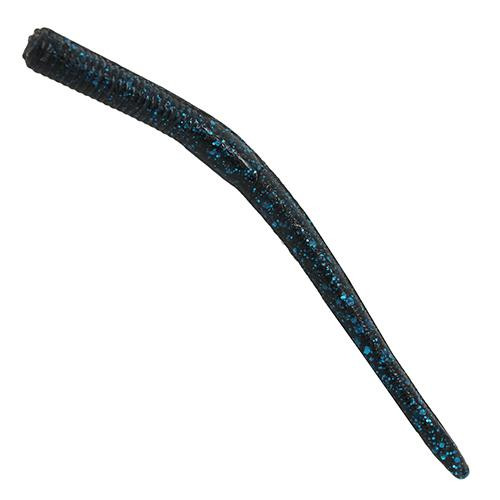 Z-man Finesse Wormz Lures 4" Length, Black/Blue, Per 10