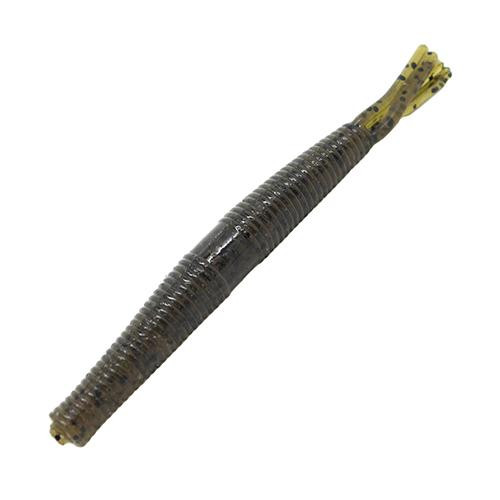 Z-man Hula Stickz Lures 4" Length, Green Pumpkin, Per 6