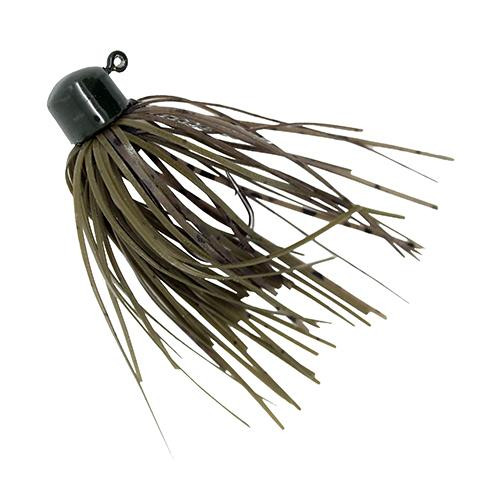Z-man Finesse Shroomz Micro Jig Lures 3/16 oz Size, Green Pumpkin, Per 2