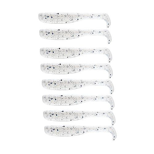 Z-man ElaZtech Swimbait Lures 2 1/2" Length, Pearl Blue Glimmer, Package of 8