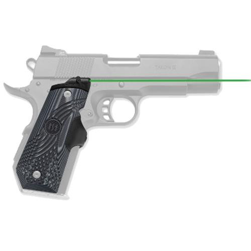 Crimson Trace Master Series Laser Grips G10 Black/Gray, 1911 Bobtail, Green Laser, Boxed
