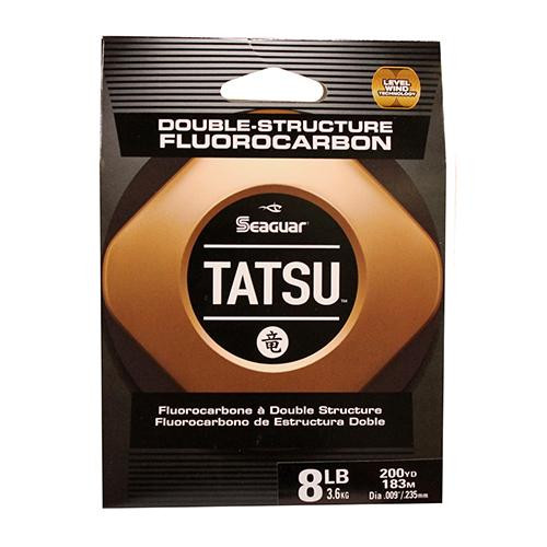 Seaguar Tatsu Freshwater Fluorocarbon Line .009" Diameter, 8 lb Tested, 200 Yards, Clear