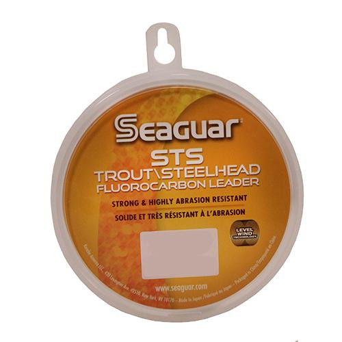 Seaguar STS Salmon and Trout SteelHead Saltwater Fuorocarbon Line .012" Diameter, 12 lb Tested, 100 Yards, Clear