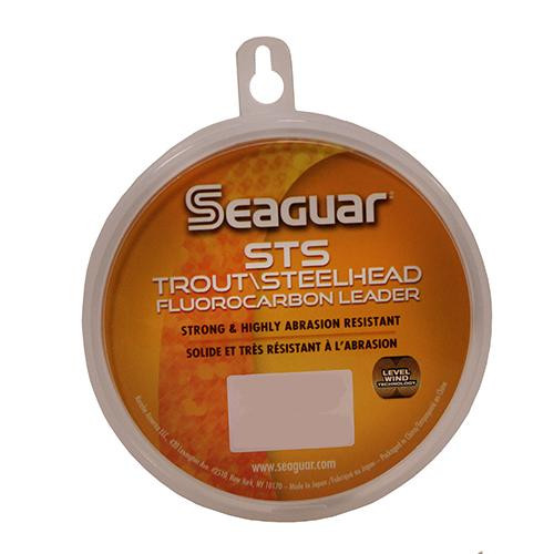 Seaguar STS Salmon and Trout SteelHead Saltwater Fuorocarbon Line .015" Diameter, 17 lb Tested, 100 Yards, Clear