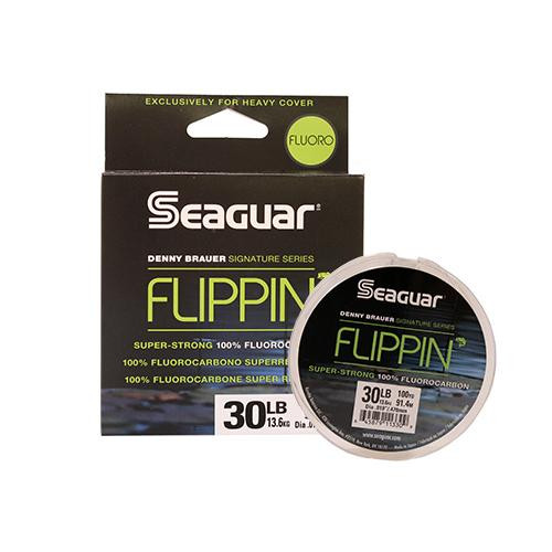 Seaguar Flippin' Fluoro Freshwater Fluorocarbon Line .019" Diameter, 30 lb Tested, 100 Yards, Clear