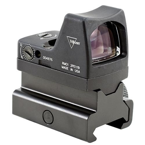 Trijicon RMR Type 2 LED Sight 3.25 MOA Red Dot Reticle with RM34 Picatinny Rail Mount, Black