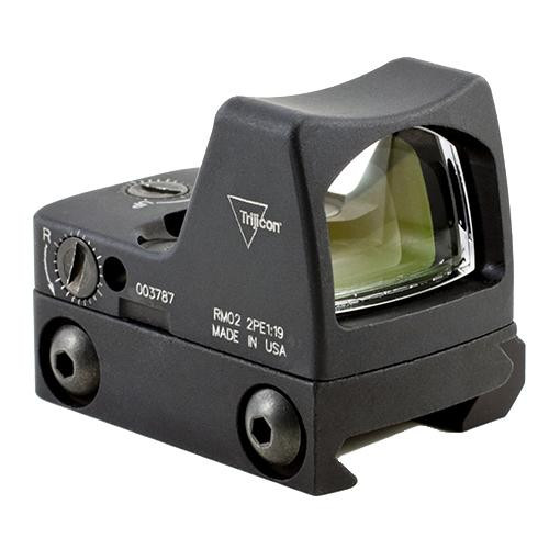 Trijicon RMR Type 2 LED Sight 6.5 MOA Red Dot Reticle with RM33 Picatinny Rail Mount, Black
