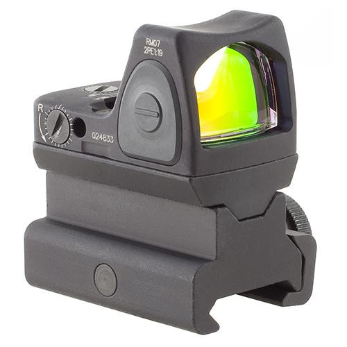 Trijicon RMR Type 2 Adjustable LED Sight 6.5 MOA Red Dot Reticle with RM34 Picatinny Rail Mount, Black
