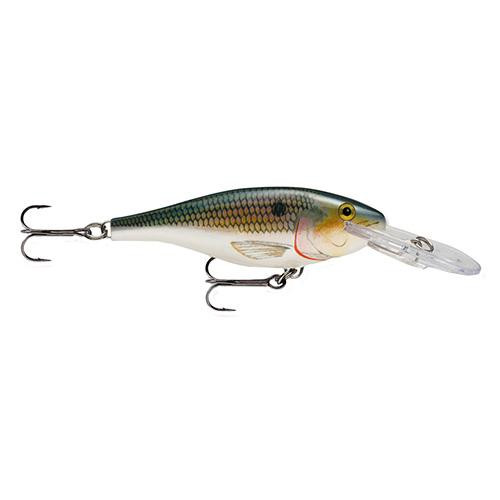 Rapala Shad Rap Lure Size 05, 2" Length, 4'-9' Depth, 2 Number 8 Treble Hooks, Shad, Per 1