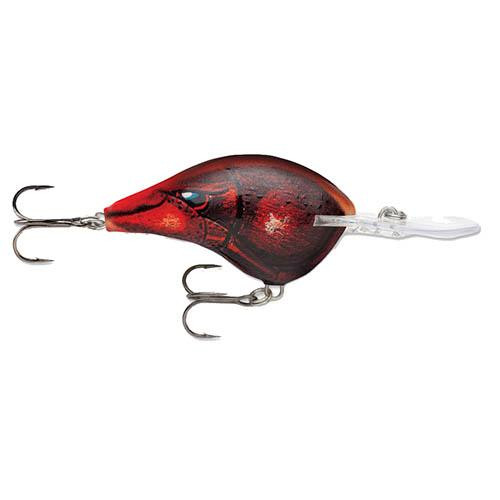 Rapala Dives-To Series Custom Ink Lure Size 04, 2" Length, 4' Depth, 2 Number 6 Treble Hooks, Delta, Per 1