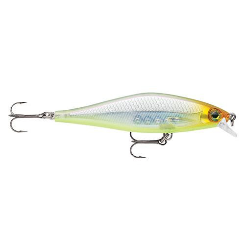 Rapala Shadow Rap Shad Lure Size 09, 3 1/2" Length, 3'4' Depth, 2 Number 6 Treble Hooks, Bud, Per 1